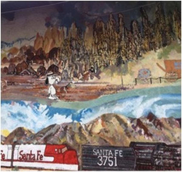 Part of New Mural Celebrating the County of San Bernardino