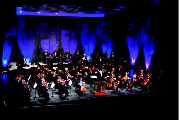 San Bernardino Symphony, led by Maestro Frank Fetta, at the historic California Theatre