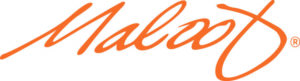 orange signature of the Maloof name