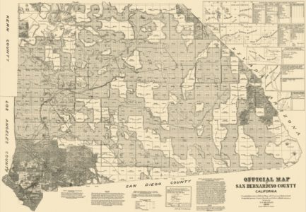 San Bernardino County Map Original